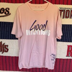 Size 2XL - NAV x VLONE Good Intentions Doves Hip Hop Rap Tour T Shirt‎ Lavender